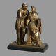 Antique Victorian Bronze Figural Grouping Of Couple Signed Maclean