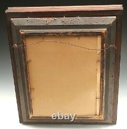 Antique Victorian Deep Well Picture Frames Signed Etchings Beautiful Pair