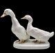 Antique Ca 1913 W. Zugel Rosenthal Duck Pair #341 Porcelain Figurine Signed 9.5