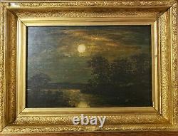 Antique oil paintings, framed, signed. BLAKELOCK Category IV. PAIR