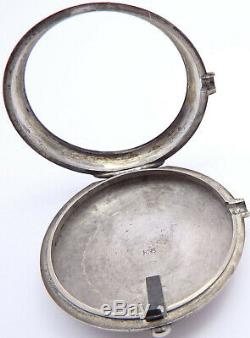 Antique silver pair cased verge pocket watch signed Adams & Hotham London 1796