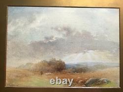 Antique vintage pair Gilt Framed early 20th Century Original Signed Watercolours