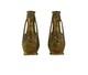 Art Nouveau Fairy Vase Pair By Jean Garnier, French Antique Jugendstil Signed