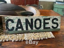 Awesome Antique Pair Of Early Painted Ad Signs Nice Folk Art Aafa