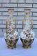 Beautiful Pair Of Antique Royal Bonn Hand Painted Colorful Vases, Signed