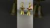 Brass Pair Of Tavern Bell Candlesticks Antique Victorian C1900