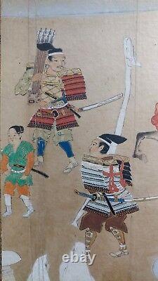 Chinese Antique Paintings on Paper a pair