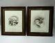 Dogs Of The Corporation Pair Of Framed 1908 Watercolours Anthropomorphic