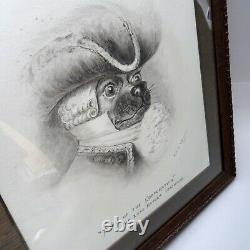 Dogs of the Corporation Pair of Framed 1908 Watercolours Anthropomorphic