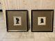 Early 19th Century Pair Cut Silhouettes Man & Woman Signed & Prof Matted & Frame