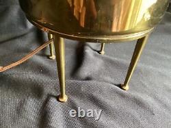 Elegant Pair Signed Stiffel Large Brass Table Lamps MCM Vintage Tommi Parzinger