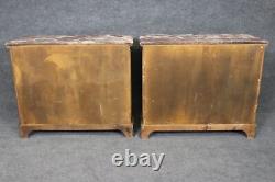 Extremely Rare Pair of Large Scale Signed Maison Jansen Chinoiserie Buffets