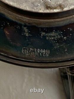 F Broggi Milano Italian Antique Signed TEA INFUSER CUP LID SAUCER RARE PAIR