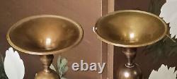 Ferdinand Barbedienne Rare Signed Beautiful Antique Pair Of Bronze Candlesticks