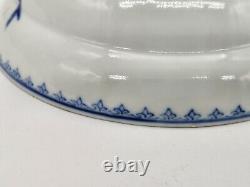 Fine Pair Signed Antique Chinese Blue White Republic Period Bowls