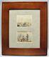 Fine Pair Of Antique Miniature Paintings Of Ships Thomas Shotter Boys C. 1850