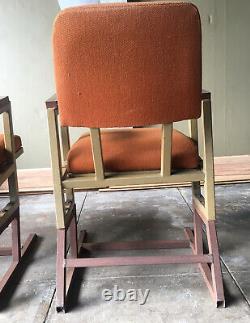 Frank Lloyd Wright Chairs, PAIR, From the Kalita Humphreys Theatre 1958, SIGNED