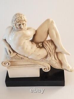 G Ruggeri Signed Statue Set Pair of RARE Bookends Antique Italy Mid Century