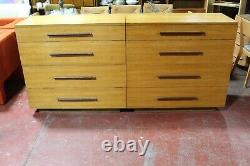 Gilbert Rohde for Herman Miller Pair of Dressers Rare Signed Mid Century Modern