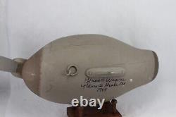 Gilmore Butch Wagoner Redhead Decoy Pair Havre de Grace, Maryland Signed Date