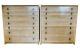 Iconic Signed Paul Frankl Johnson Furniture Tall Pair Of Chest Drawers Dressers