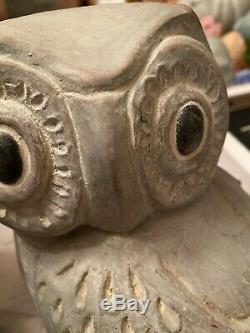 Isabel Bloom Sculptures RARE VINTAGE ROCK EYE OWL PAIR