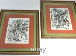 John Haymson New Orleans Print Framed Pair