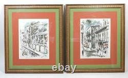 John Haymson New Orleans Print Framed Pair