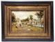 Listed Antique English Walter W Goddard Signed Orig O/c Riverscape W Figures