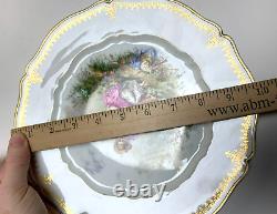 Lovely! SIGNED 1846 SEVRES CHATEAU DE ST CLOUD CABINET PLATE Young French Couple