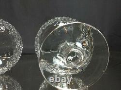 MINT! Vintage Waterford ALANA Brandy Snifters Set of 2 SIGNED Gothic Pair