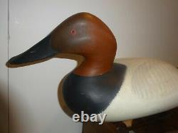 Madison Mitchell Pair Canvasback Duck Decoys, Vintage Signed 1970