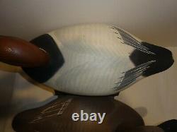 Madison Mitchell Pair Canvasback Duck Decoys, Vintage Signed 1970