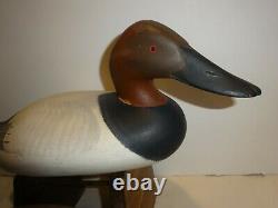 Madison Mitchell Pair Canvasback Duck Decoys, Vintage Signed 1970