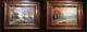 Matched Pair Of Original Oil Paintings By Known Canadian Artist William Granley