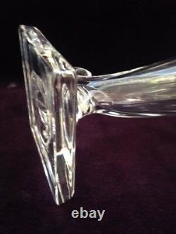 Mint Pair Vintage Steuben Crystal Frederick Carder 1948 Cornucopia Vases