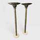Monumental Pair Of Signed And Dated, Walter Prosper Torchieres Floor Lamps