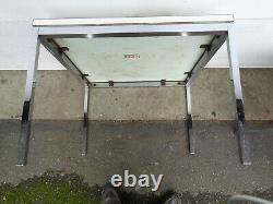 Nice Pair Of Signed Florence Knoll Chrome & Laminate Side Tables, 24 X 24