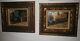 Original Signed Volmar Antique Oil Paintings Matched Pair