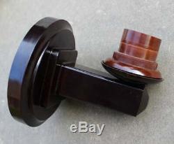 PAIR 1930s Art Deco Bakelite wall sconce lights NOS original German signed NEW