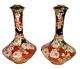 Pair 19th Century Meiji Period Japanese Kutani Or Taisho Vases Signed Ca 1890