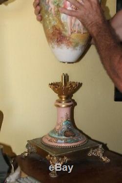 PAIR 19thc. FRENCH MONUMENTAL GRAND PALACE URNS SIGNED