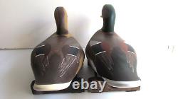 PAIR OF MALLARD Decoy's by Jimmy Pierce of Havre de Grace MD SIGNED