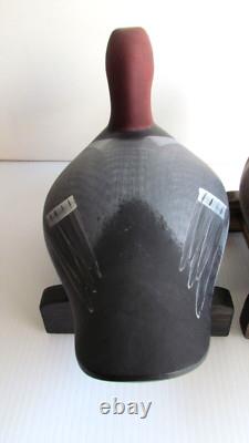 PAIR OF Redhead Decoy's by Jim Pierce of Havre de Grace MD SIGNED