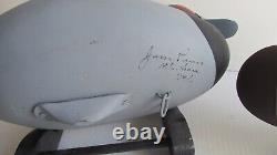 PAIR OF Redhead Decoy's by Jim Pierce of Havre de Grace MD SIGNED