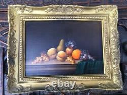 PAIR Still Life DUTCH Oil board PAINTINGS framed signed KALMAN KEMENY 1896-1994