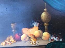 PAIR Still Life DUTCH Oil board PAINTINGS framed signed KALMAN KEMENY 1896-1994