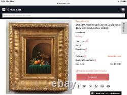 PAIR Still Life DUTCH Oil board PAINTINGS framed signed KALMAN KEMENY 1896-1994