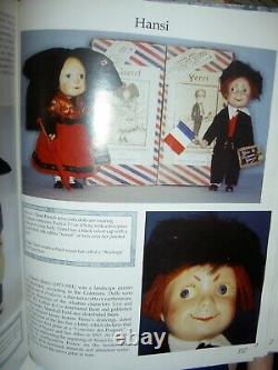 PAIR very RARE, signed PARIS antique French HANSI character dolls YERRI & GRETEL