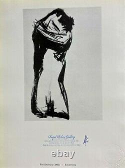 Pablo Picasso Couple on the Street, Original Hand Signed Print with COA